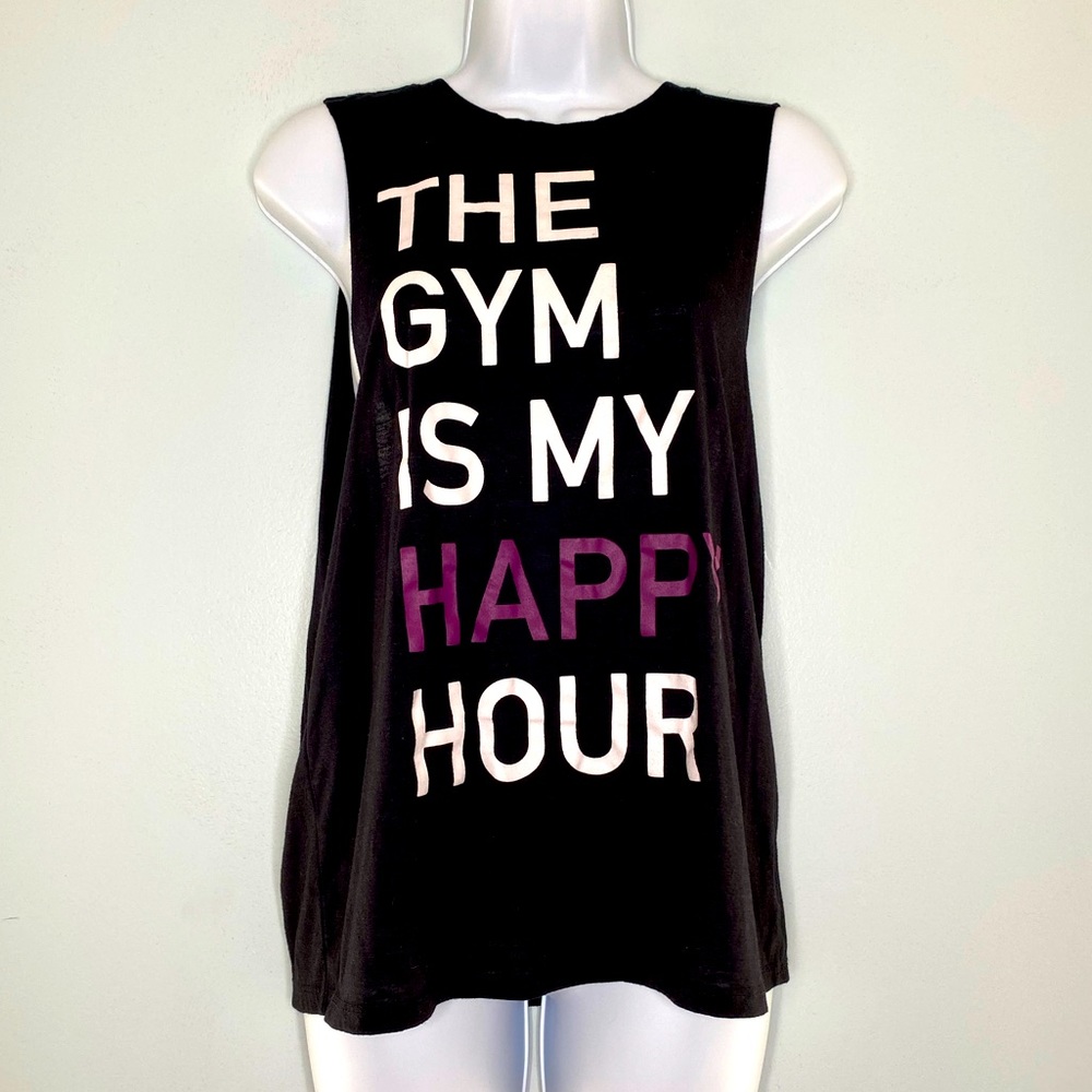 Gym is my happy hour muscle tee